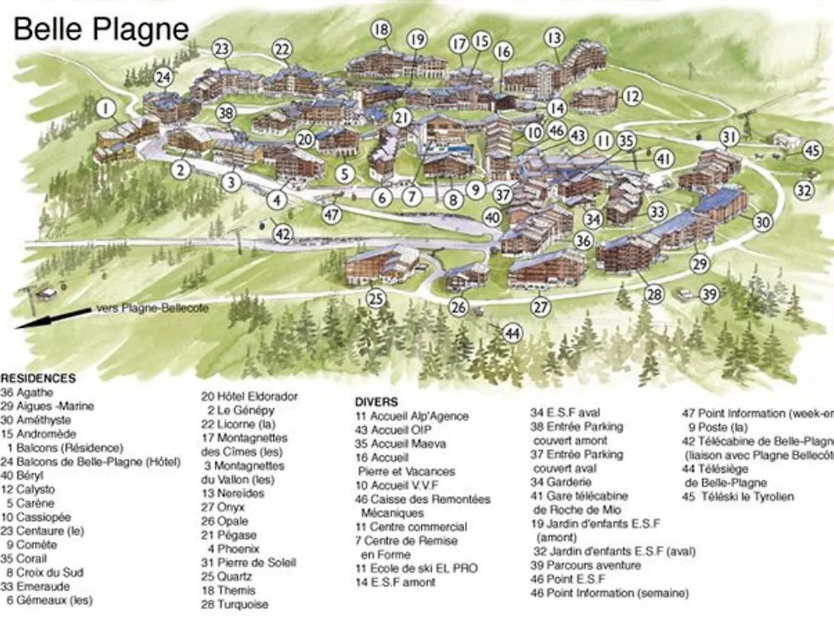 Appartement Renove 2 Pieces Au Pied Des Pistes, Belle Plagne - Fr-1-181-1956 La Plagne-Tarentaise